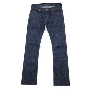Rock & Republic Jeans Womens 28 (30x33) Kasandra Cut Dark Wash Stretch Denim
